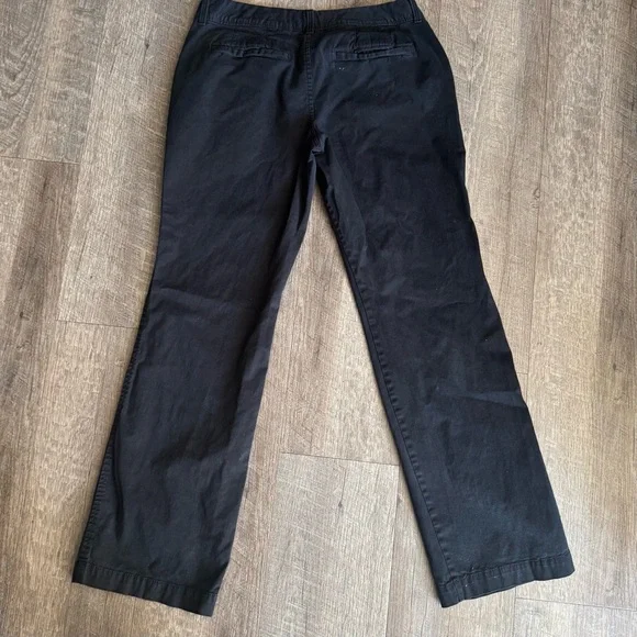 Old Navy Perfect Boot Cut Women’s Size 6 Old Navy Favorite Kakis Black - Picture 2 of 11